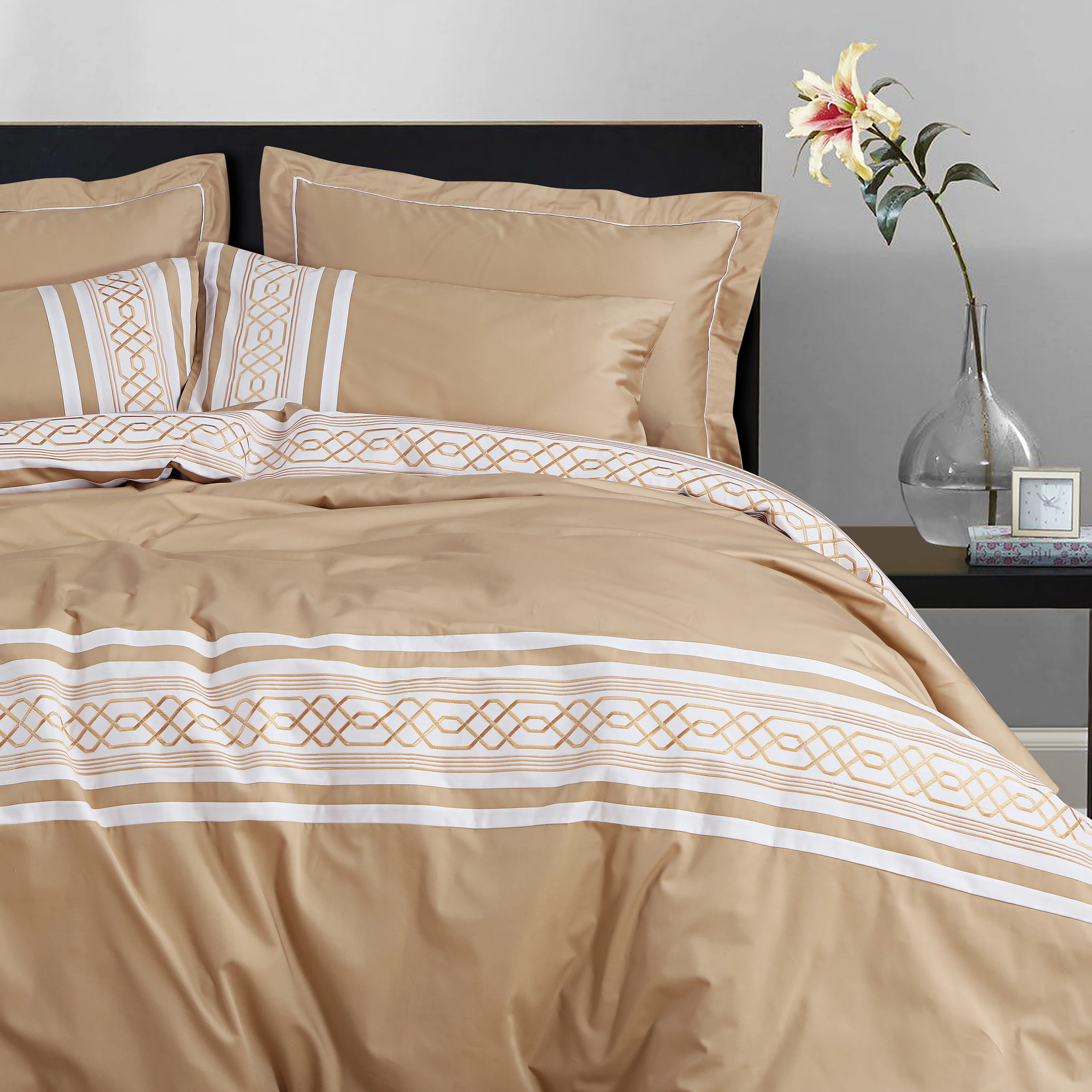 Embroidered Duvet Cover