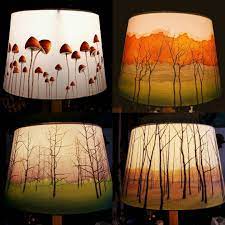 Hand Painted Lamp Shades