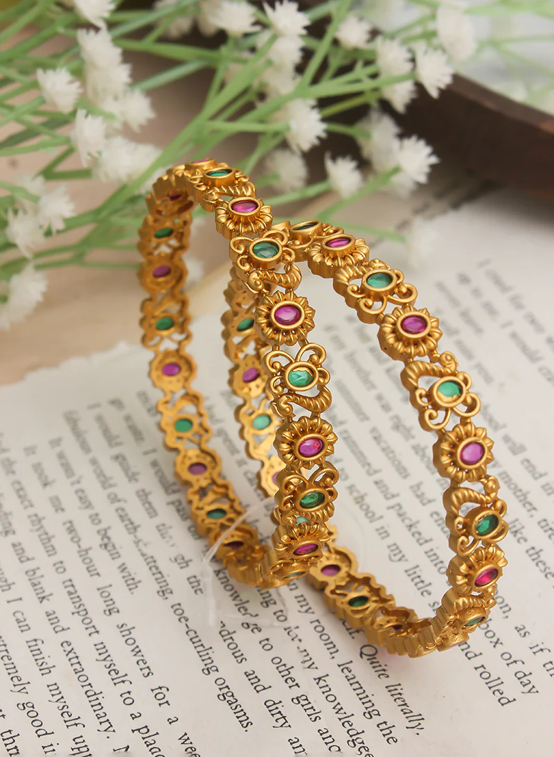 Stone Gold Bangle