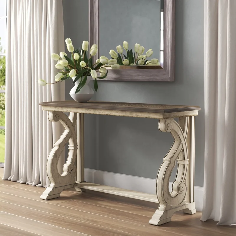 Wood Console Table