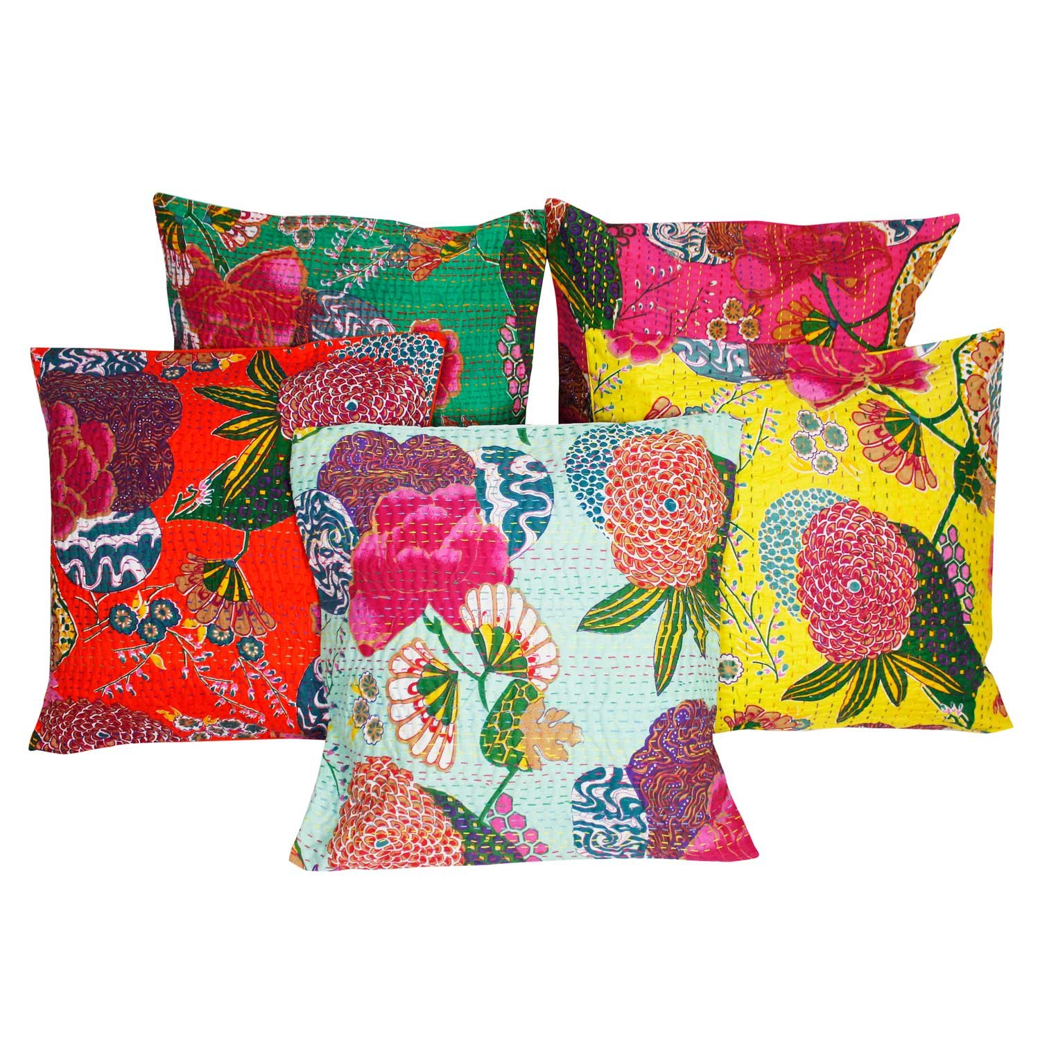 Kantha Cushion Cover