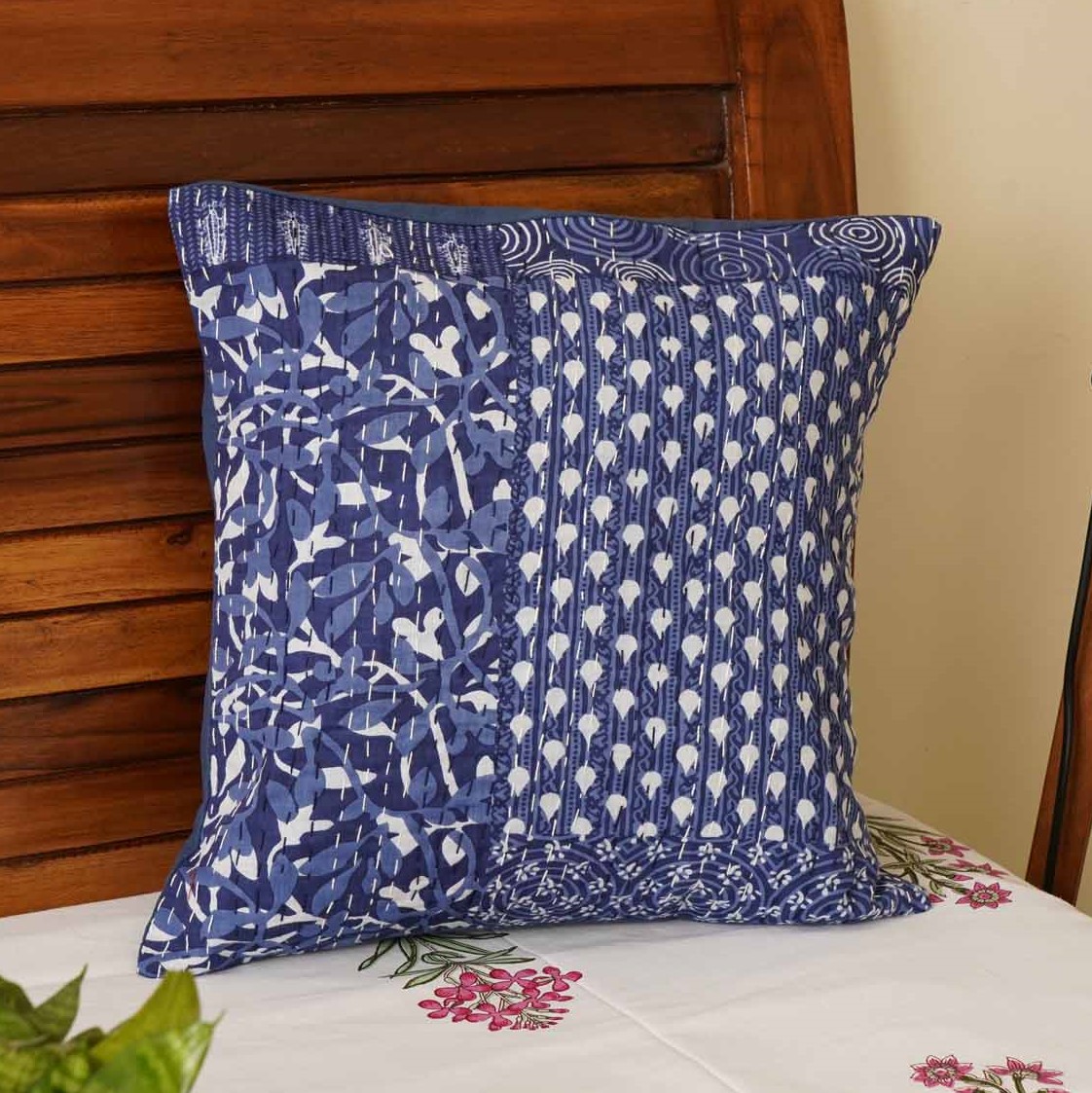 Kantha Cushion Cover