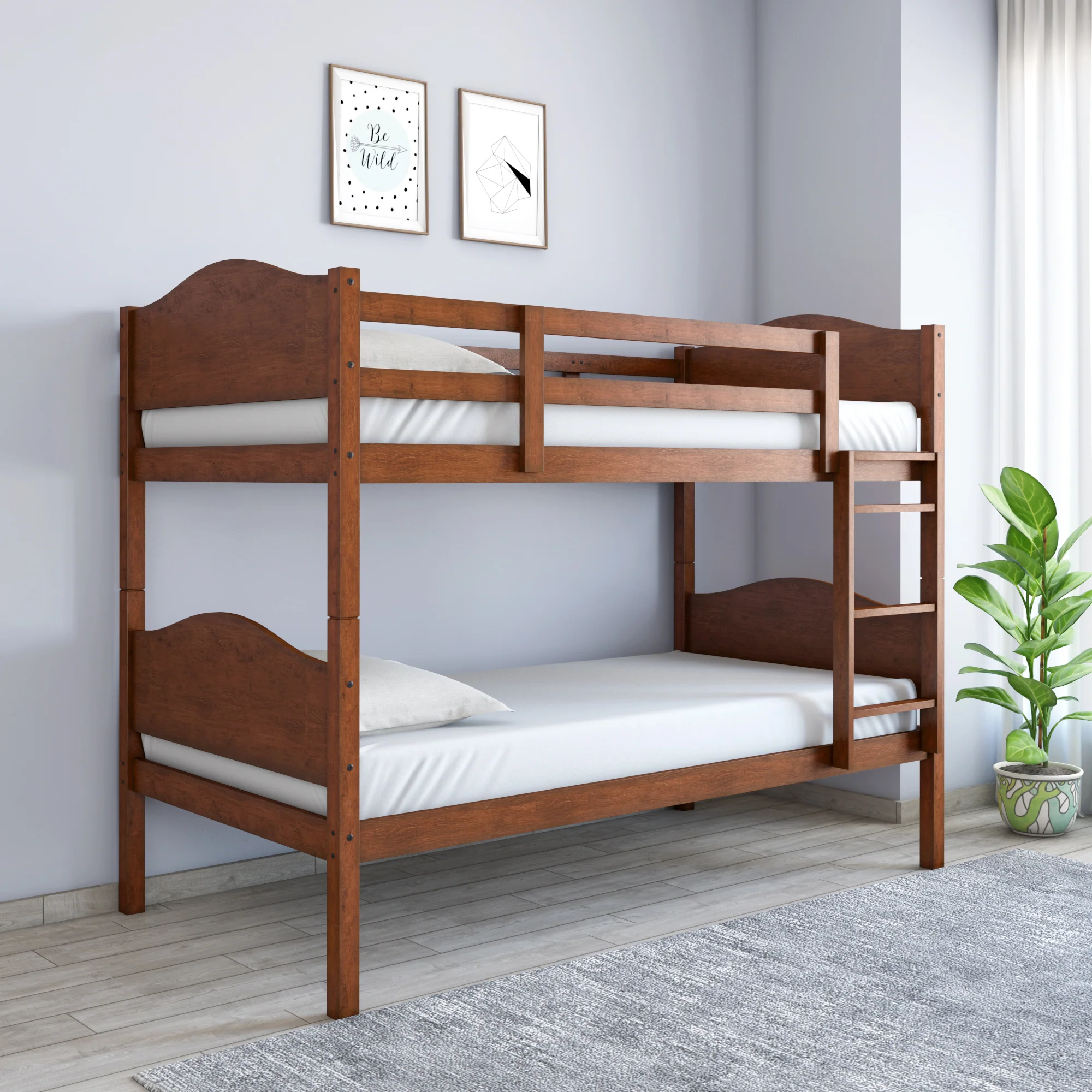 Wooden Bunk Bed