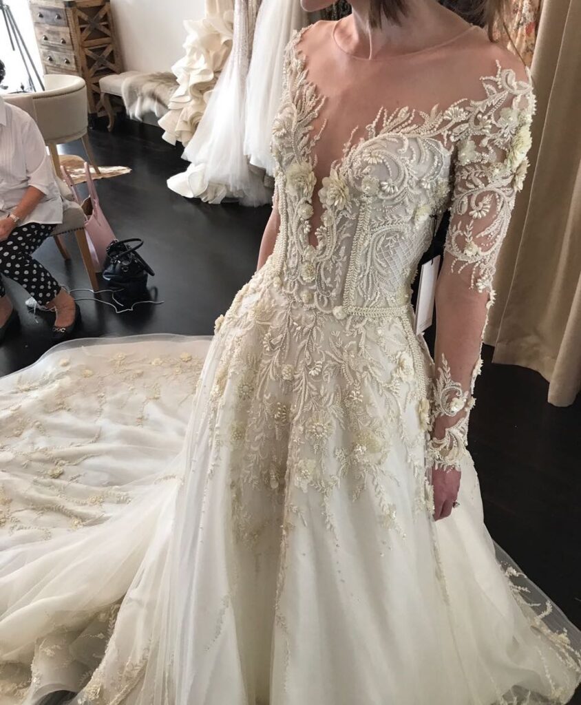 Bridal Gown Embroidery