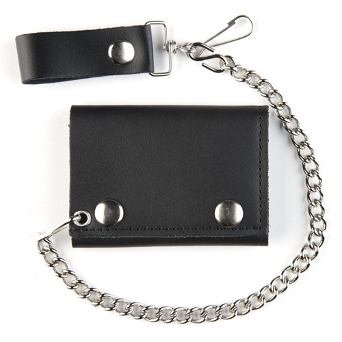 Leather Chain Wallet
