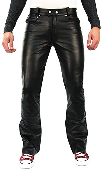 Mens Leather Trousers