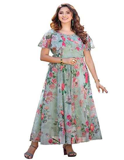 Printed Gown