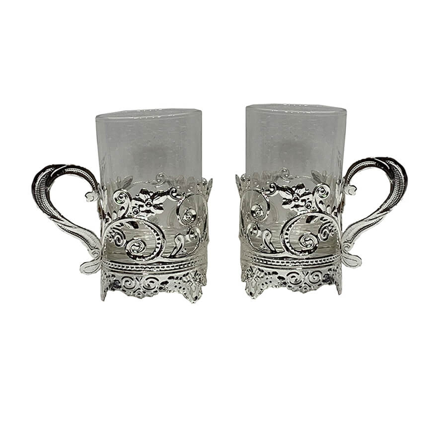Silver Plated Glass