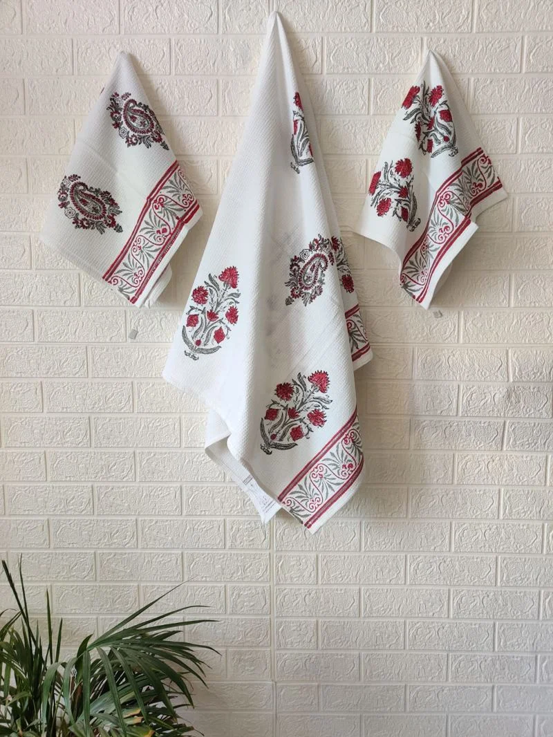 Embroidered Cotton Towel
