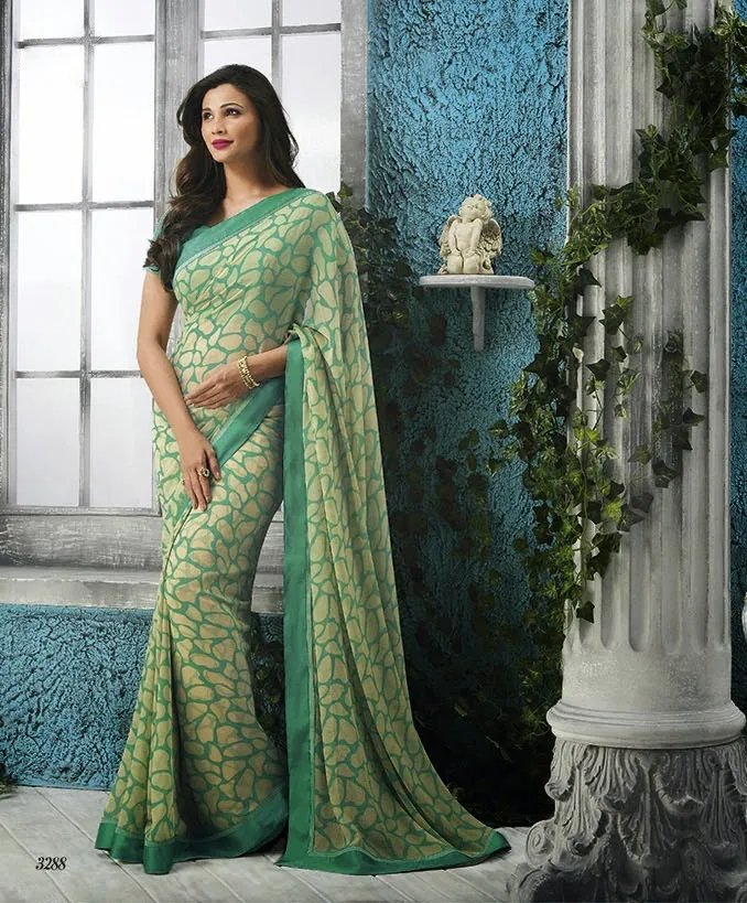 Schiffli Saree