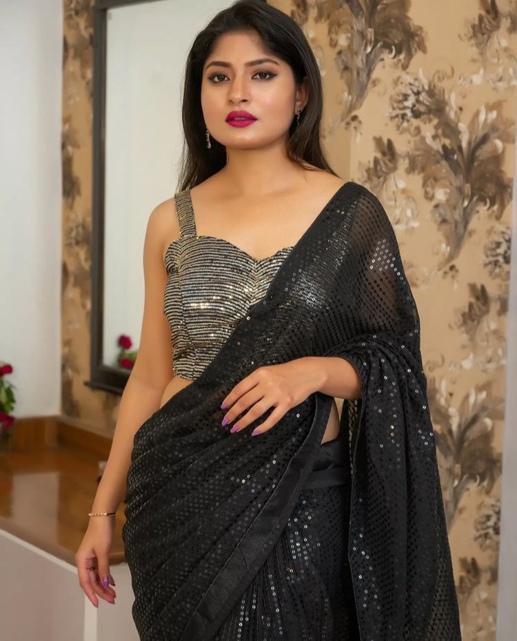 Sequin Work Sarees