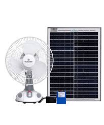 Solar Table Fan