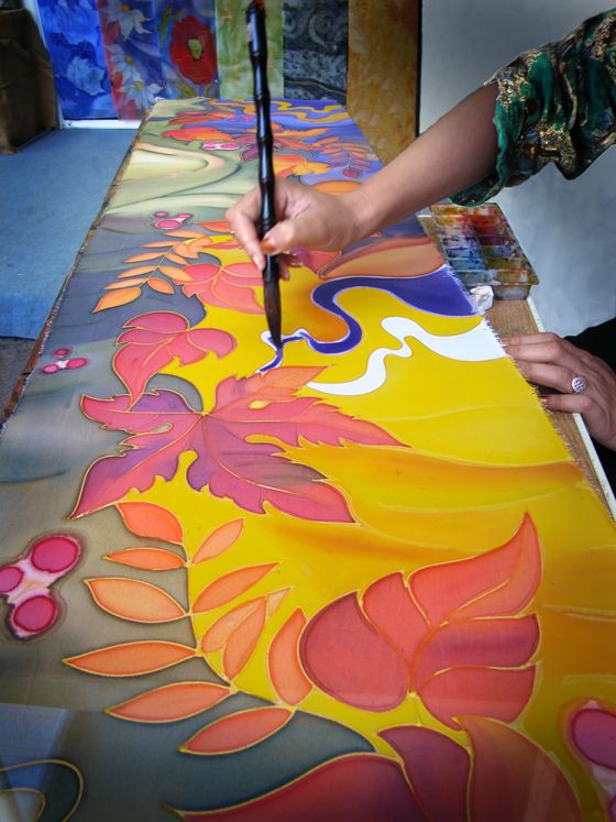 Silk Paintings