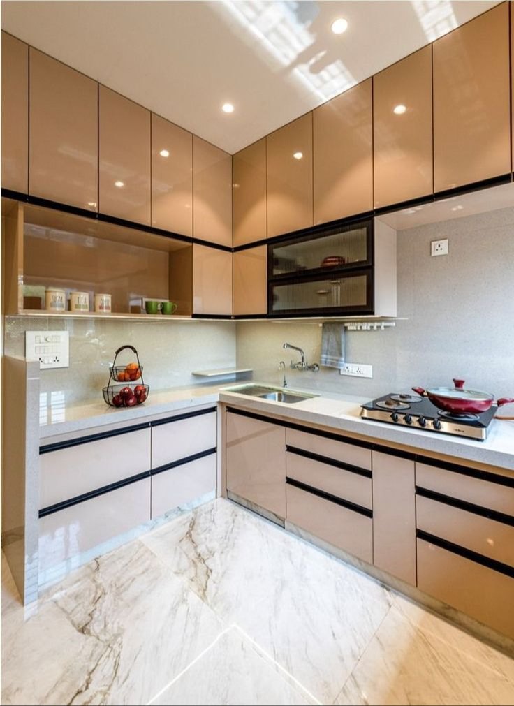 Acrylic Modular Kitchen
