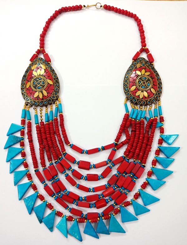 Bone Beaded Necklace