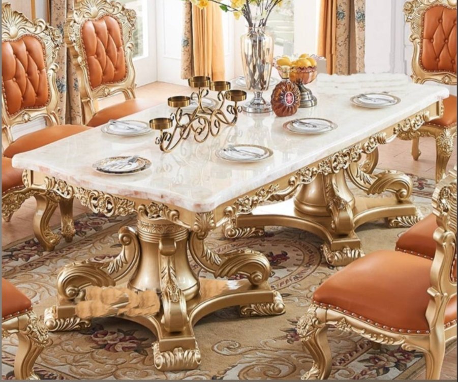 Carved Dining Table