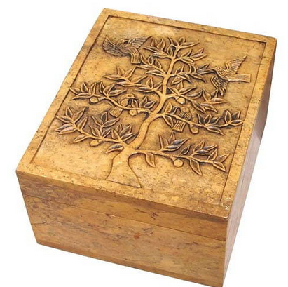Carved Wooden Box