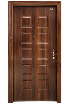 Coated Wooden Door