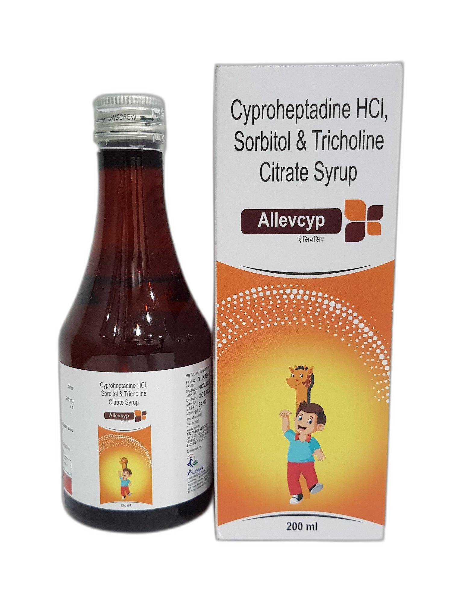 Cyproheptadine Syrup