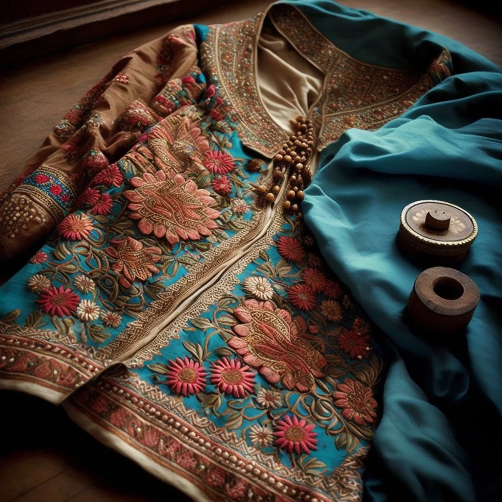 Appliques Embroidery Work