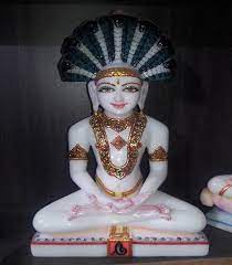 Marble Jain Mahaveer Statue