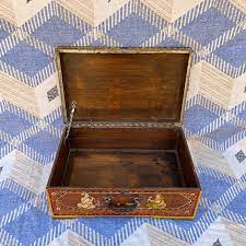 Antique Wooden Trunk