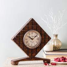 Wooden Table Clock