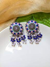 Enamel Earrings