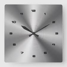 Stainless Steel Clocks