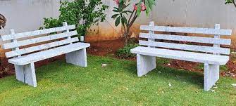 Stone Garden Bench