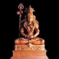 Wooden Shiva Statue