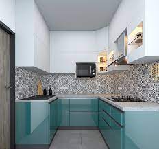 G Shaped Modular Kitchen