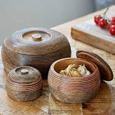 Wooden Fruit Bowls