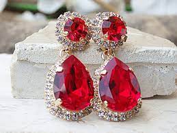 Ruby Earring