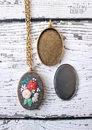 Embroidered Necklace