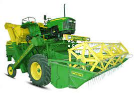 Tractor Mounted Combine Harvester