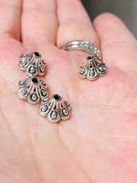 Silver Bead Caps