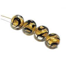 Gold Foil Bead