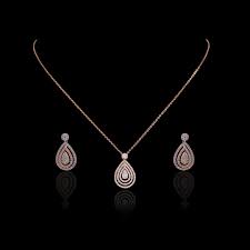 Diamond Pendant Set