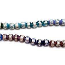 Silver Foil Beads