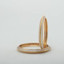 White Gold Bangles
