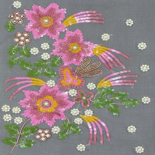 Embroidery Sequins Work