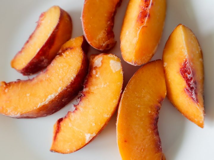 Frozen Peaches