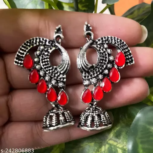 Oxidized Earring