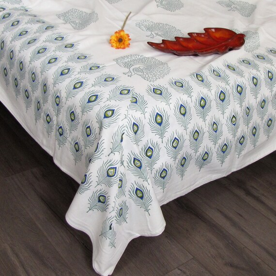 Hand Painted Bed Sheet