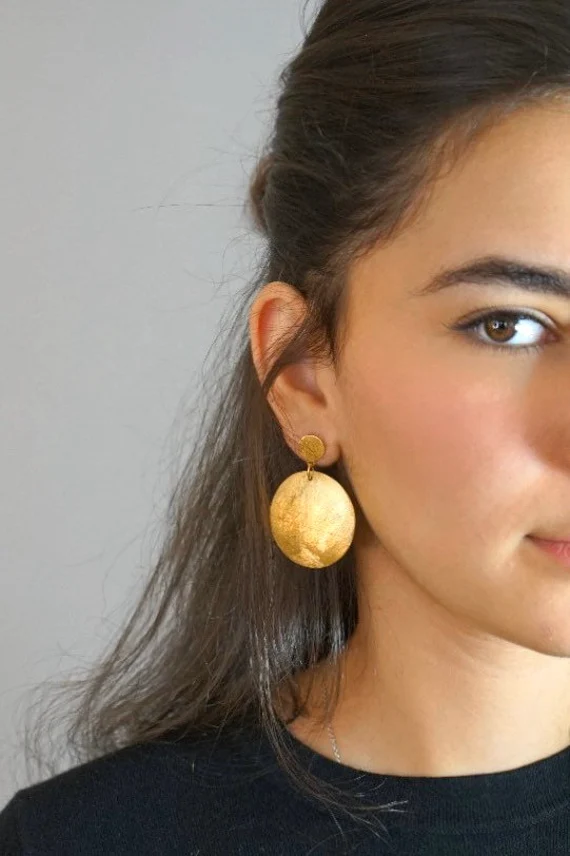 Disc Earrings