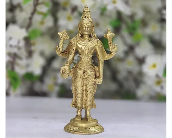 Brass Vishnu Statue