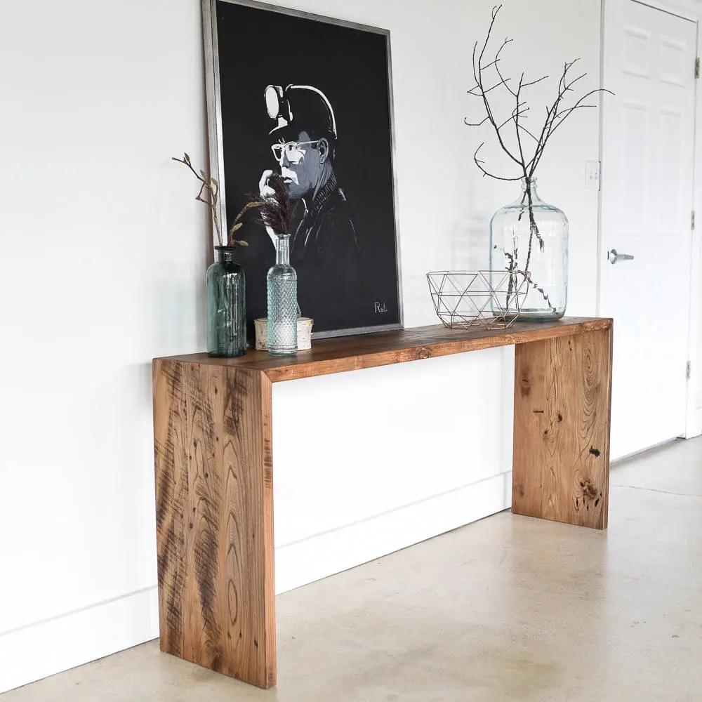 Wood Console Table