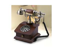 Antique Wooden Telephone