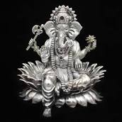 Silver Ganesh Statue